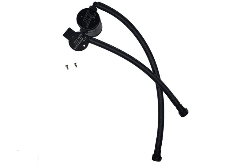 J&L 14-19 Chevrolet Corvette LT1 6.2L Driver Side Oil Separator 3.0 - Black Anodized - eliteracefab.com