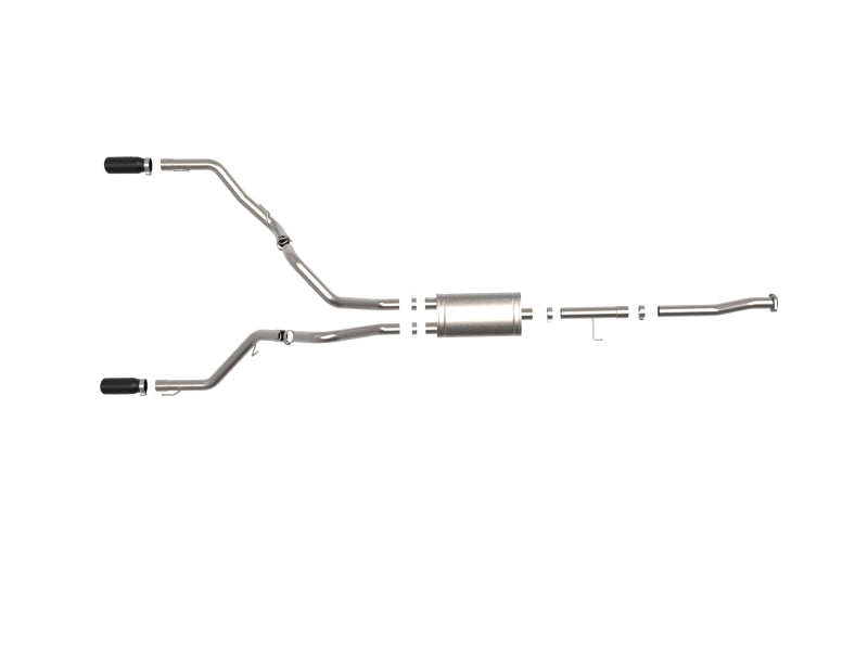 aFe Vulcan Series 3in 304SS Cat-Back w/ Black Tips 15-20 Ford F-150 V6 2.7L/35L(tt) / V8 5.0L aFe