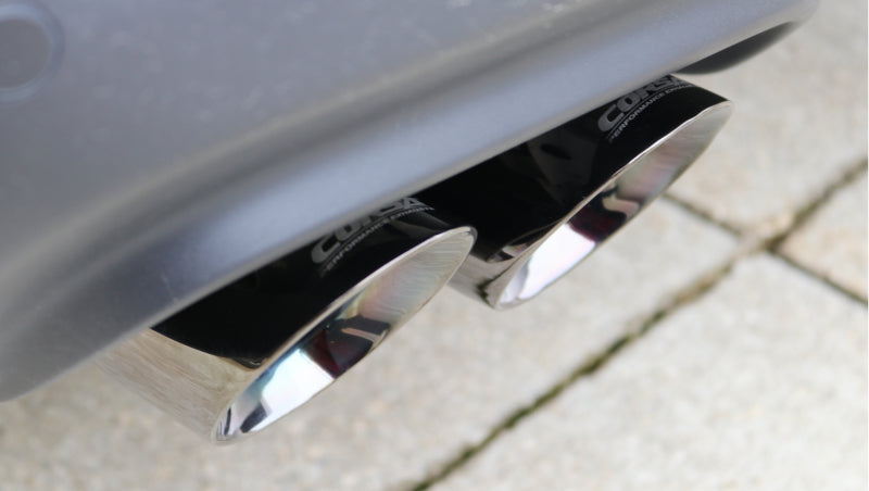 Corsa 15-17 Dodge Challenger Sport Cat-Back Dual Rear Exit with Twin 3.5in Polished Pro-Series Tips CORSA Performance
