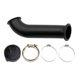 Wehrli 04-07 Dodge Ram Cummins 4in Down Pipe - w/High Mount S400 Turbo & 2nd Gen Manifold