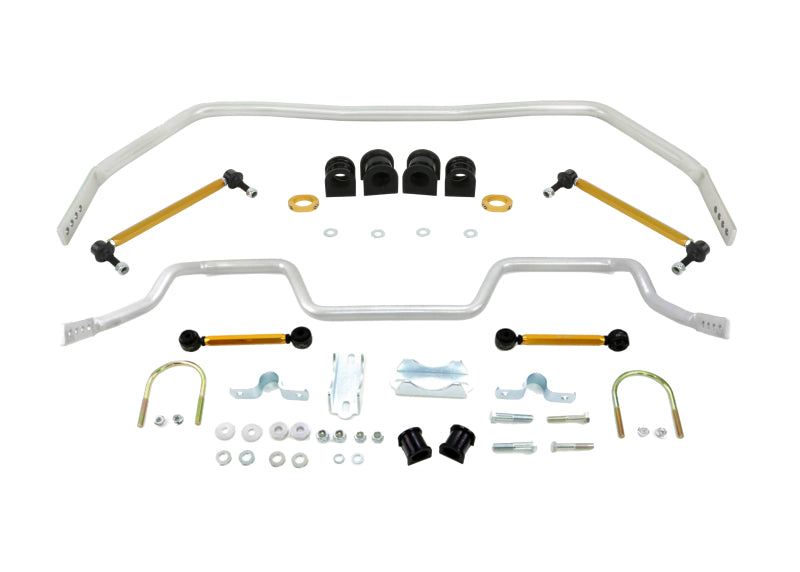 Whiteline 05-14 Ford Mustang (Incl. GT) Front & Rear Sway Bar Kit - eliteracefab.com