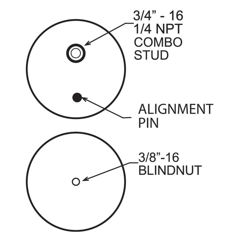 Firestone Ride-Rite Replacement Bellow 224CZ (For Kit PN 2596 / 2299 / 2597 / 2550) (W217606401) - eliteracefab.com