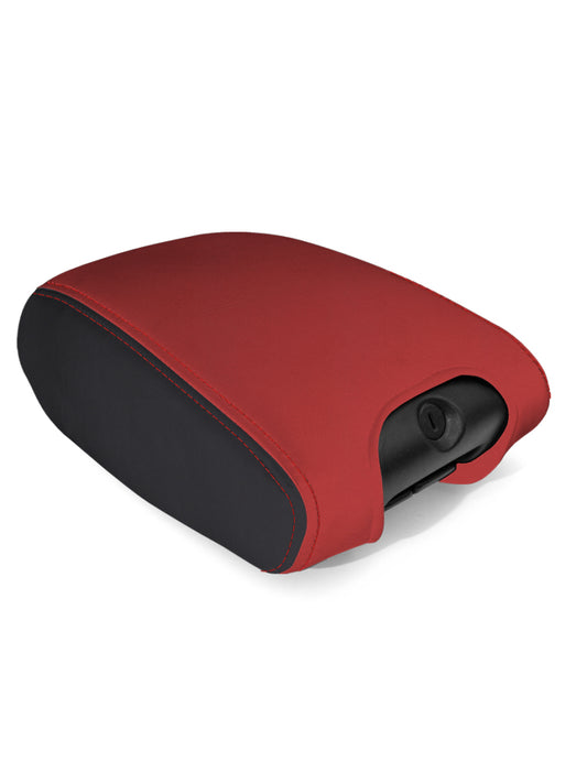 PRP 11-18 Jeep Wrangler JK Center Console Cover - Black/Red B104-05
