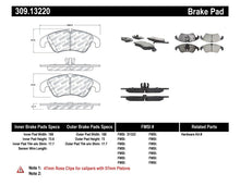 Load image into Gallery viewer, STOPTECH PERFORMANCE 08-10 AUDI A5 / 10 S4 / 09-10 AUDI A4 (EXCEPT QUATTRO) FRONT BRAKE PADS, 309.13220 - eliteracefab.com