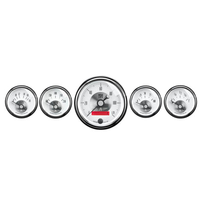Autometer Prestige Series Pearl 5 Piece Gauge Kit 2006