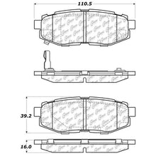 Load image into Gallery viewer, StopTech Street Touring 06-10 Subaru Legacy Sedan/Outback/13 BRZ Rear Brake Pads - eliteracefab.com