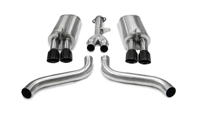 Corsa 86-91 Chevrolet Corvette C4 5.7L V8 L98 Black Sport Cat-Back Exhaust CORSA Performance