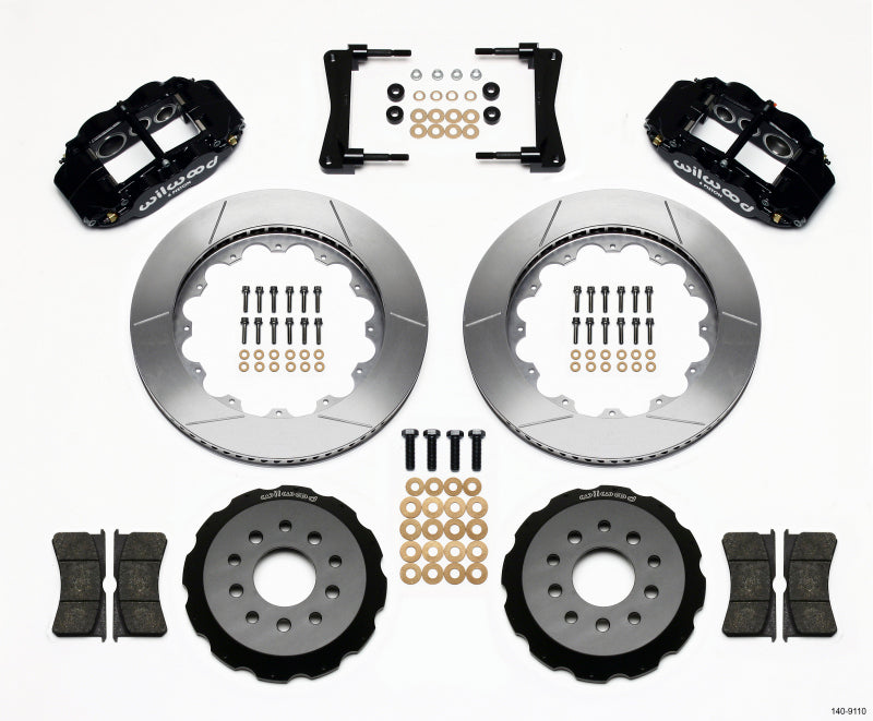 Wilwood Narrow Superlite 6R Front Hat Kit 14.00in 2005-2014 Mustang Wilwood