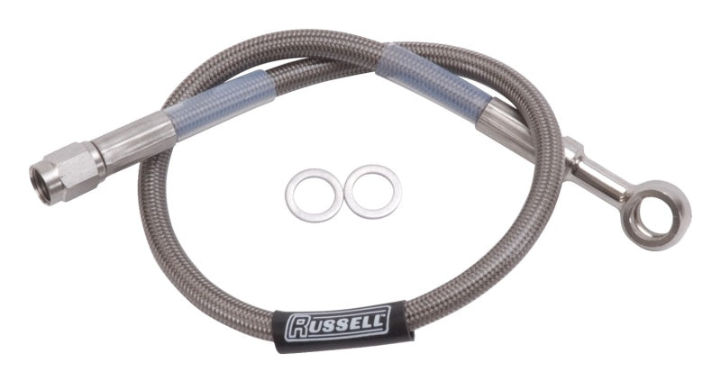 Russell Performance 33in 10MM Banjo Competition Brake Hose Russell