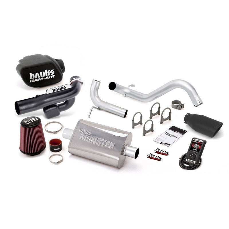Banks Power 12-14 Jeep 3.6L Wrangler (All) 2dr Stinger Exh Black Tip