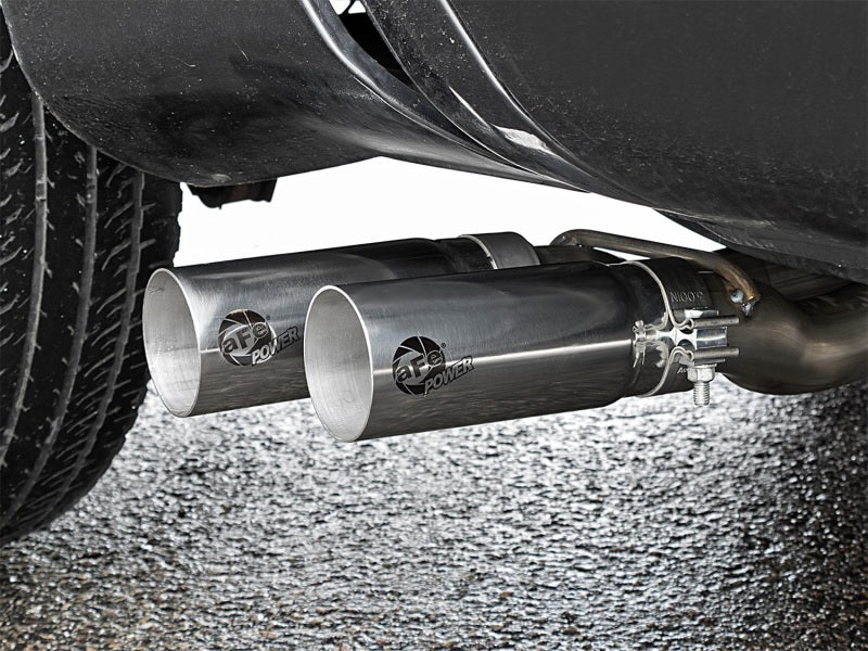 aFe Rebel Series 3in SS Cat-Back Exhaust System w/ Polished Tip 04-15 Nissan Titan V8 5.6L - eliteracefab.com