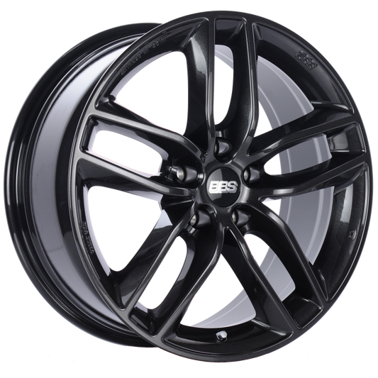 BBS SX 18x8 5x112 ET35 Crystal Black Wheel -82mm PFS/Clip Required - eliteracefab.com