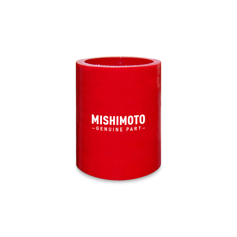 Mishimoto 3.5 Inch Straight Coupler - Red - eliteracefab.com