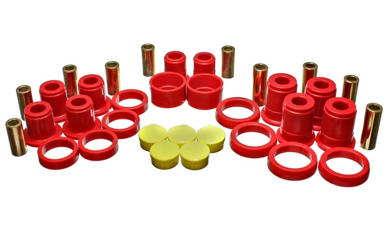 Energy Suspension 02-07 GM SUV Red Rear End Control Arm Bushing Set - eliteracefab.com