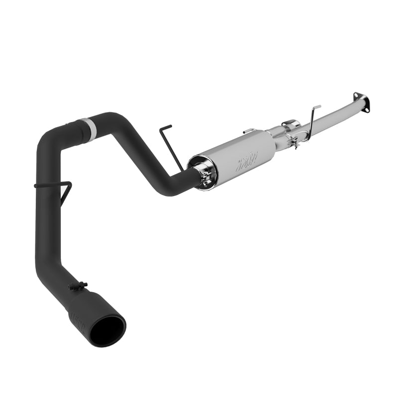 MBRP 2009-2014 Toyota Tundra 5.7L EC-Std. & SB/CC-SB 3in Cat-Back Single Side AL - Black - eliteracefab.com