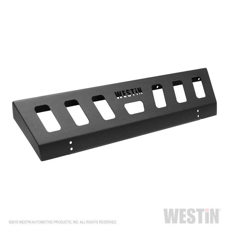 Westin 18-19 Jeep Wrangler JL Front Bumper Skid Plate - Textured Black - eliteracefab.com