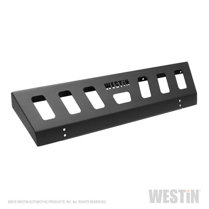 Westin 18-19 Jeep Wrangler JL Front Bumper Skid Plate - Textured Black - eliteracefab.com