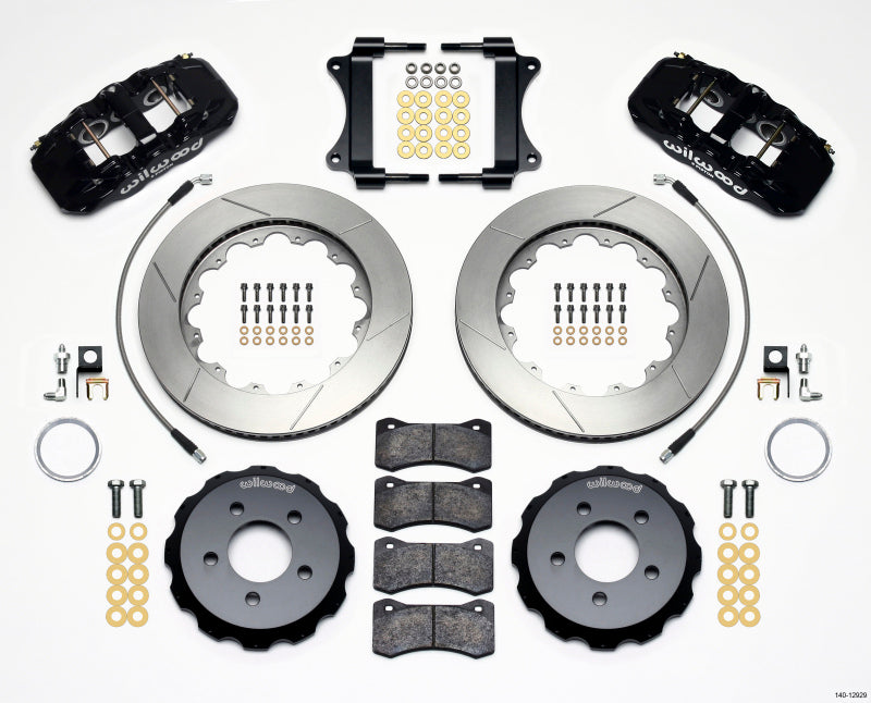 Wilwood AERO6 Front Hat Kit 14.25 2008-2009 Pontaic G8 w/Lines Wilwood