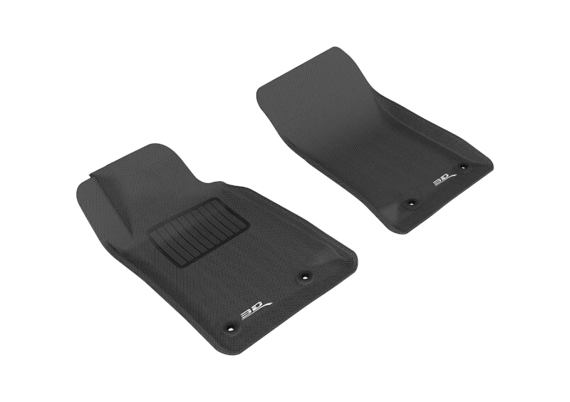 3D MAXpider 2010-2015 Chevrolet Camaro Kagu 1st Row Floormat - Black - eliteracefab.com