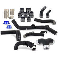 Load image into Gallery viewer, Mishimoto 2021+ Ford Bronco 2.7L High-Mount Intercooler Pipe Upgrade Kit - Wrinkle Black