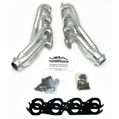 JBA 88-93 GM Truck 7.4L BBC w/o A.I.R. 1-3/4in Primary Silver Ctd Cat4Ward Header JBA