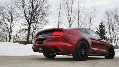 Corsa 2015 Ford Mustang GT 5.0 3in Axle Back Exhaust, Black Dual 4.5in Tip *Sport* - eliteracefab.com