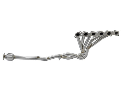 aFe Power Twisted Steel Long Tube Header & Connection Pipes (Street Series) 01-16 Nissan Patrol aFe