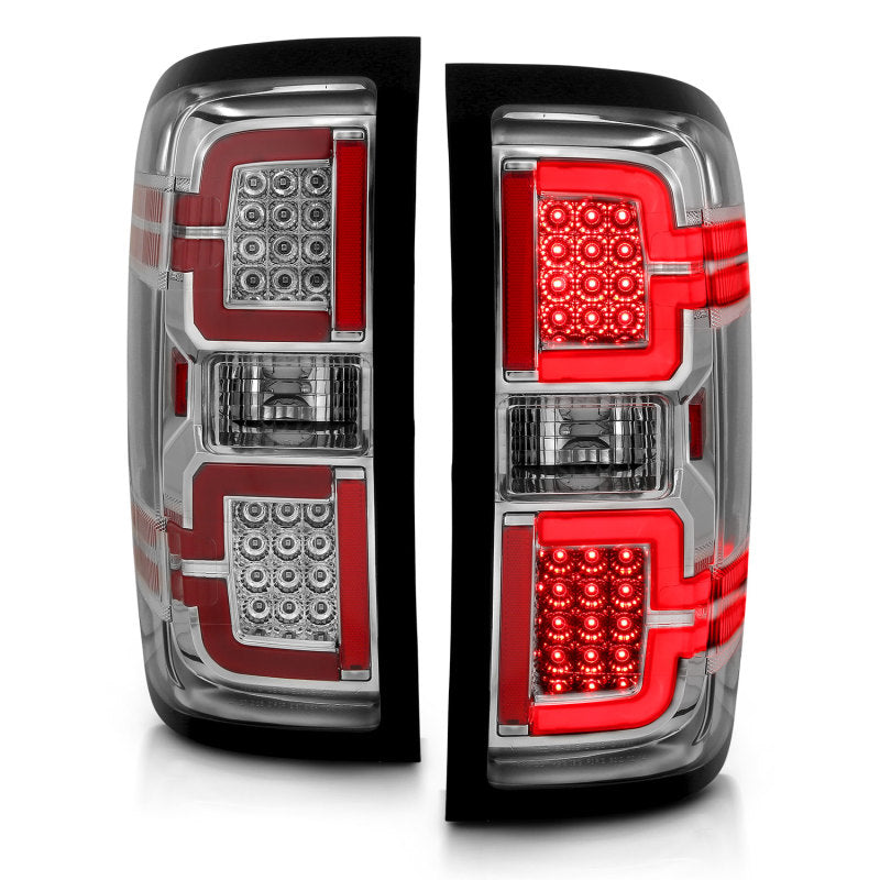 ANZO 2014-2018 Chevy Silverado 1500 LED Taillights Chrome - eliteracefab.com