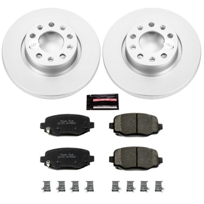 Power Stop 15-17 Chrysler 200 Rear Z17 Evolution Geomet Coated Brake Kit - eliteracefab.com