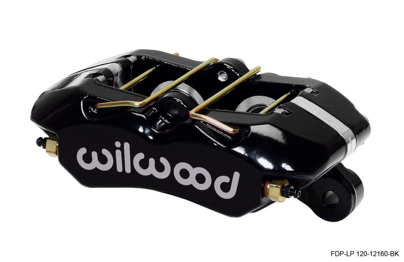 Wilwood Caliper-Dynapro Low-Profile 5.25in Mount - Blk Pwd 1.12in Pistons .81in Disc Wilwood