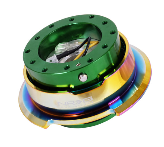 NRG Innovations Gen 2.8 Quick Release Kit - Green / Neo Chrome – SRK-280GN-MC