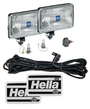 Load image into Gallery viewer, Hella 450 H3 12V SAE/ECE Fog Lamp Kit Clear - Rectangle (Includes 2 Lamps) - eliteracefab.com