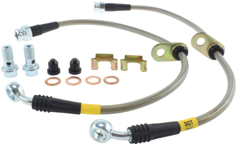 STOPTECH 13-13 HONDA CIVIC EX REAR SS BRAKE LINES, 950.40519 - eliteracefab.com