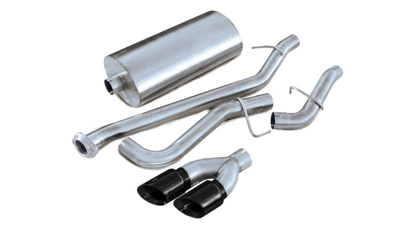 Corsa 02-06 Chevrolet Avalanche 5.3L V8 3in Sport Cat-Back Exhaust w/ twin 4in Black Tips CORSA Performance