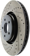 Load image into Gallery viewer, StopTech 14+ Ford Focus ST w/ 335mm Brakes Front Right Slotted &amp; Drilled Rotor - eliteracefab.com