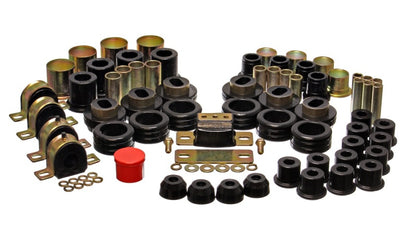 Energy Suspension 81-87 Chevy/GMC 2WD 1/2 Ton PickUp Black Hyper-flex Master Bushing Set - eliteracefab.com