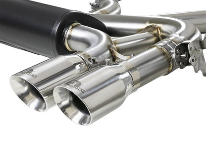 aFe MACH Force-Xp 3.5in 304 SS Cat-Back w/Polished Tips 15-18 BMW X5 M (F85)/X6 M (F86) V8-4.4L S63 aFe