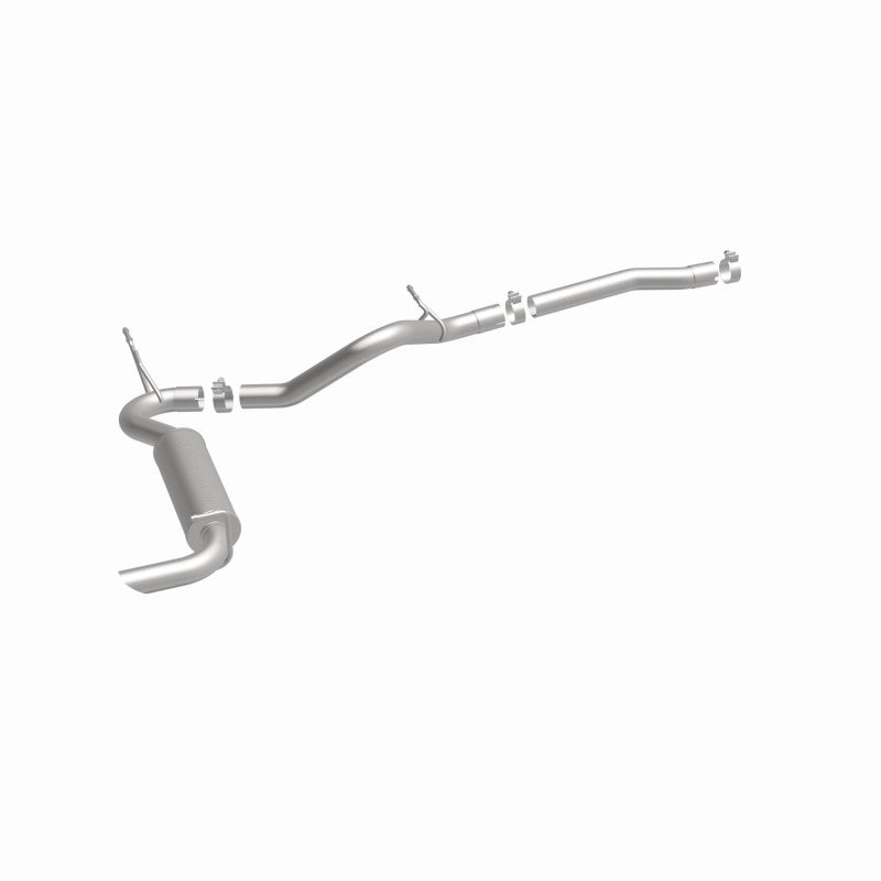 MagnaFlow 12-14 Jeep Wrangler 3.6L Single Straight Rear P/S Exit Stainless C/b Perf Exhaust-Comp Magnaflow