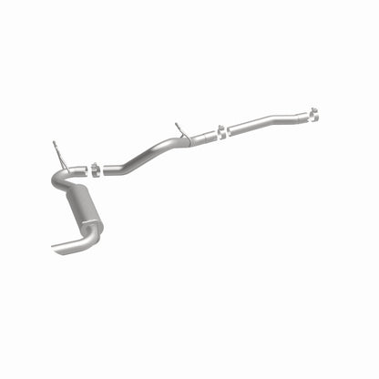 MagnaFlow 12-14 Jeep Wrangler 3.6L Single Straight Rear P/S Exit Stainless C/b Perf Exhaust-Comp Magnaflow