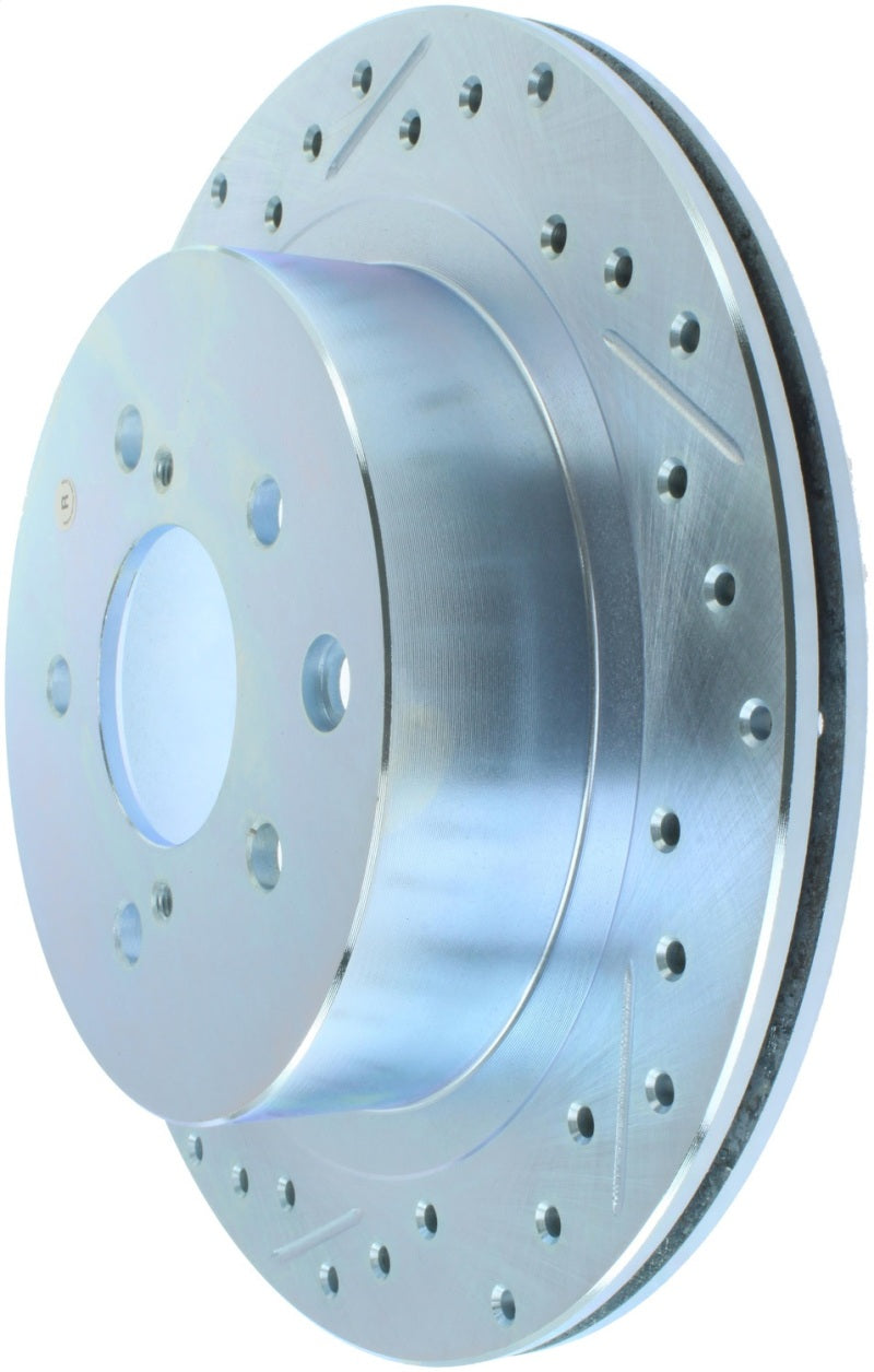 StopTech 89-96 Nissan 300ZX Select Sport Slotted & Drilled Right Rear Brake Rotor - eliteracefab.com