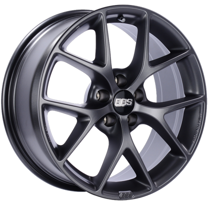 BBS SR 18x8 5x112 ET21 CB66.5 Satin Grey Wheel SR032SG