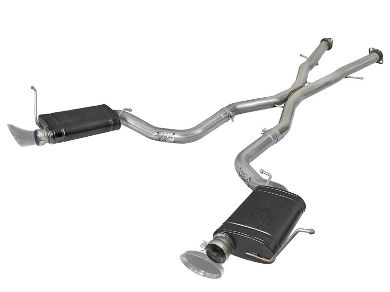 aFe MACHForce XP 12-17 Jeep Grand Cherokee WK2 SRT8 V8-6.4L 304SS Cat-Back Exhaust w/o Resonator - eliteracefab.com