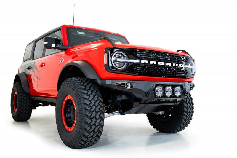 Addictive Desert Designs 21-22 Ford Bronco Bomber Front Bumper (w/ 3 Rigid 360 Mounts) - eliteracefab.com