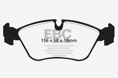 YellowStuff Front Brake Pads - DP4880R EBC