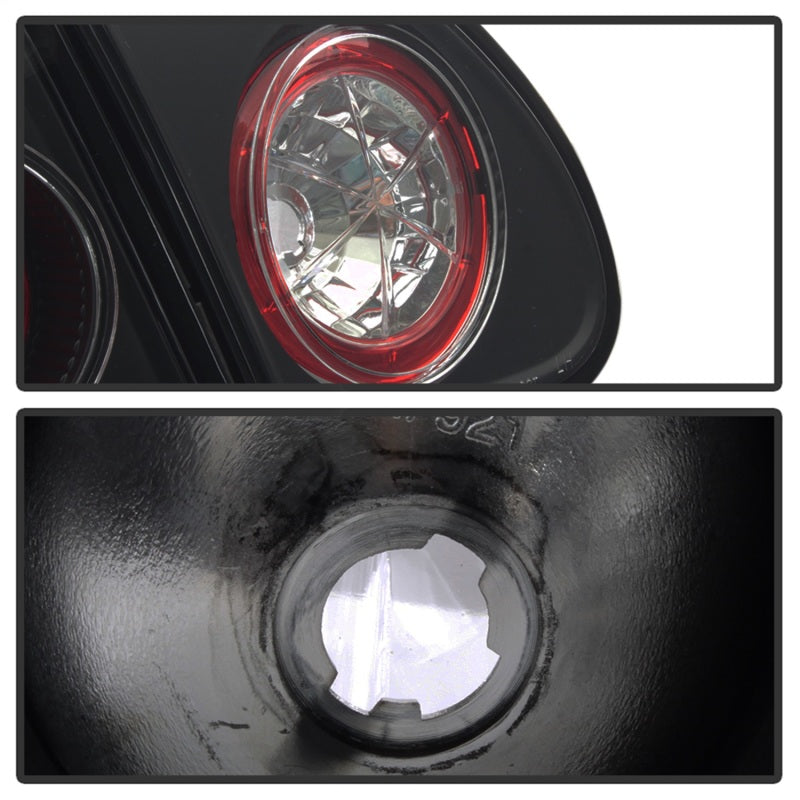 Spyder Toyota Corolla 03-08 Euro Style Tail Lights Black ALT-YD-TC03-BK - eliteracefab.com