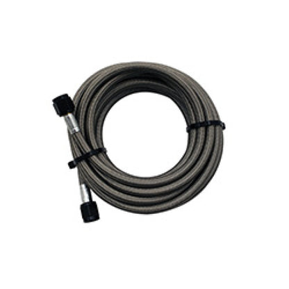 Snow Performance 5ft Stainless Steel Braided Water Line (4AN Black) - eliteracefab.com