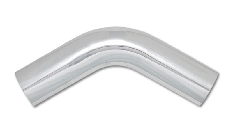 Vibrant 3.5in O.D. Universal Aluminum Tubing (60 degree Bend) - Polished - eliteracefab.com