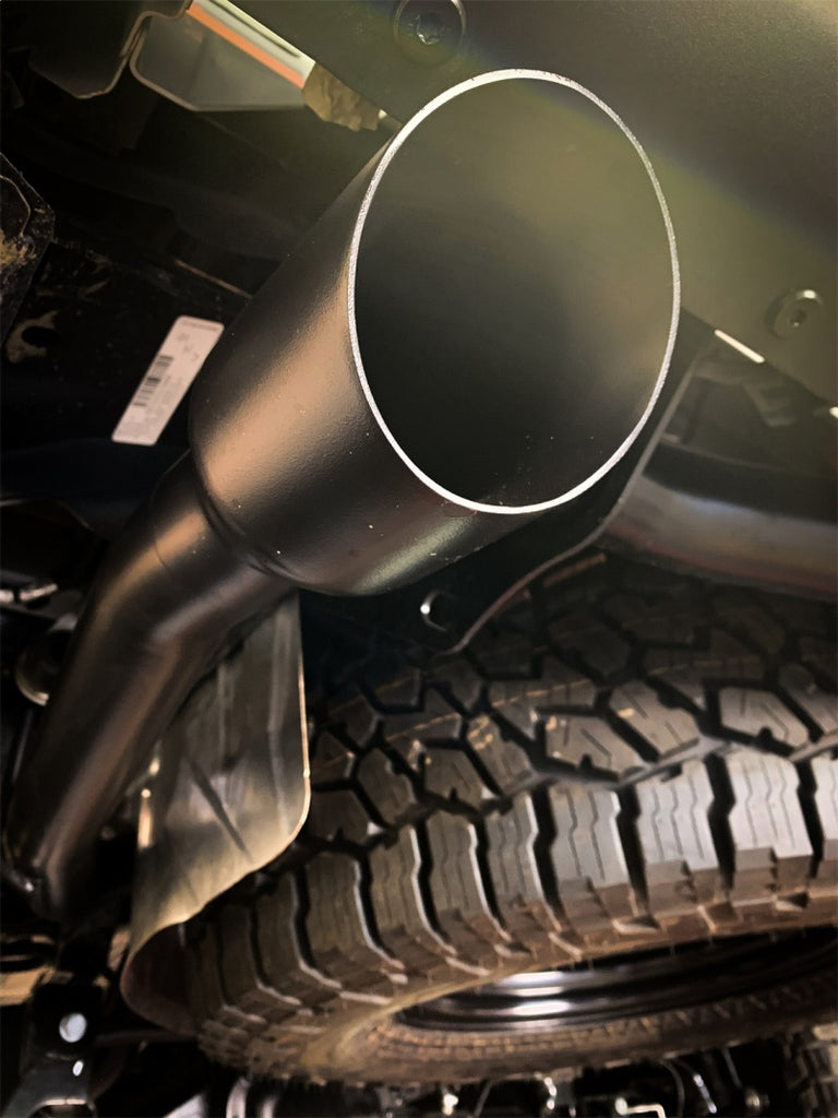 MBRP 2020 Jeep Gladiator 3.6L 2.5in Dual Rear Exit Cat Back Exhaust Black Coated - eliteracefab.com