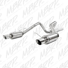 Load image into Gallery viewer, MBRP 11-14 Ford Mustang GT 5.0L Dual Split Rear Street Version T409 3in Cat Back Exhaust System - eliteracefab.com