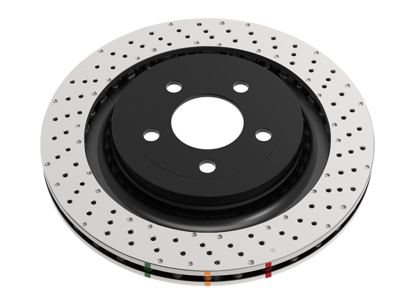 DBA 22-23 Hyundai Elantra N/Kona N Front 4000 Series Drilled/Dimpled Rotor (360x32mm) DBA